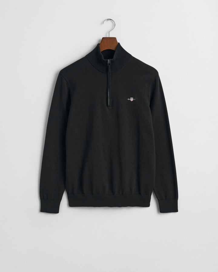 Image for GANT CLASSIC COTTON 1/2 ZIP SWEATER | GANT | Morans Menswear