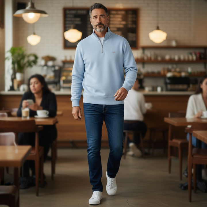 Image for GANT SHIELD ZIP SWEAT | GANT | Morans Menswear