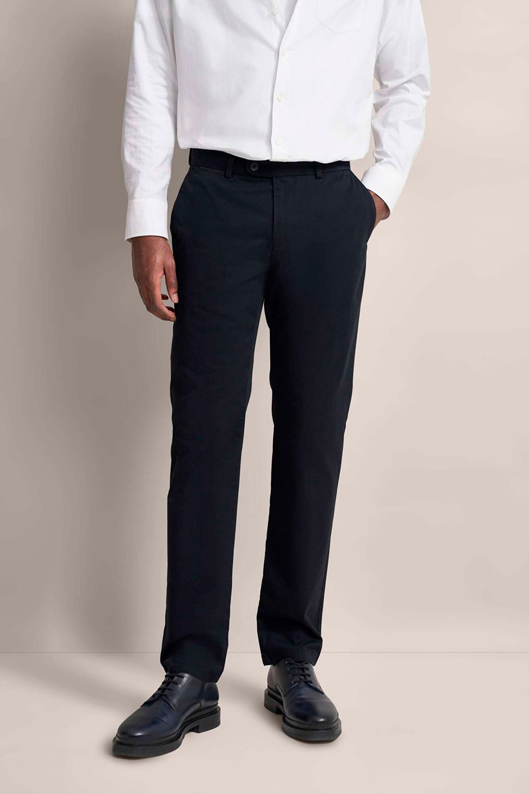 Image for BUGATTI NAVY TAPPERED CHINOS | Bugatti | Morans Menswear