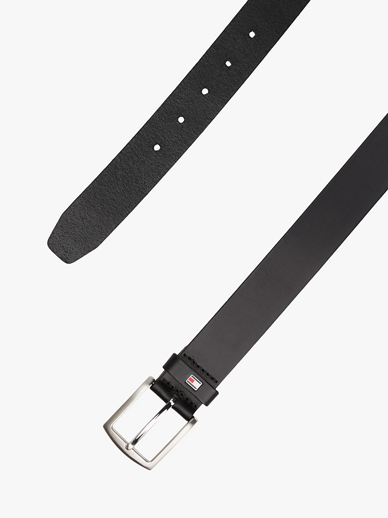 Image for TOMMY HILFIGER NAVY LEATHER BELT | Tommy Hilfiger|Tommy Hilfiger Accessories | Morans Menswear