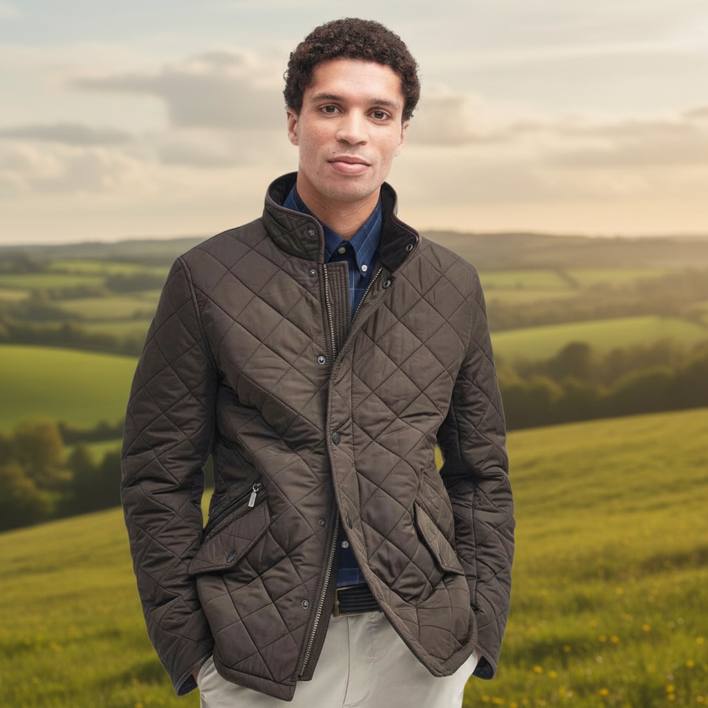 Image for BARBOUR POWELL QUILTED JACKET | Barbour | Morans Menswear