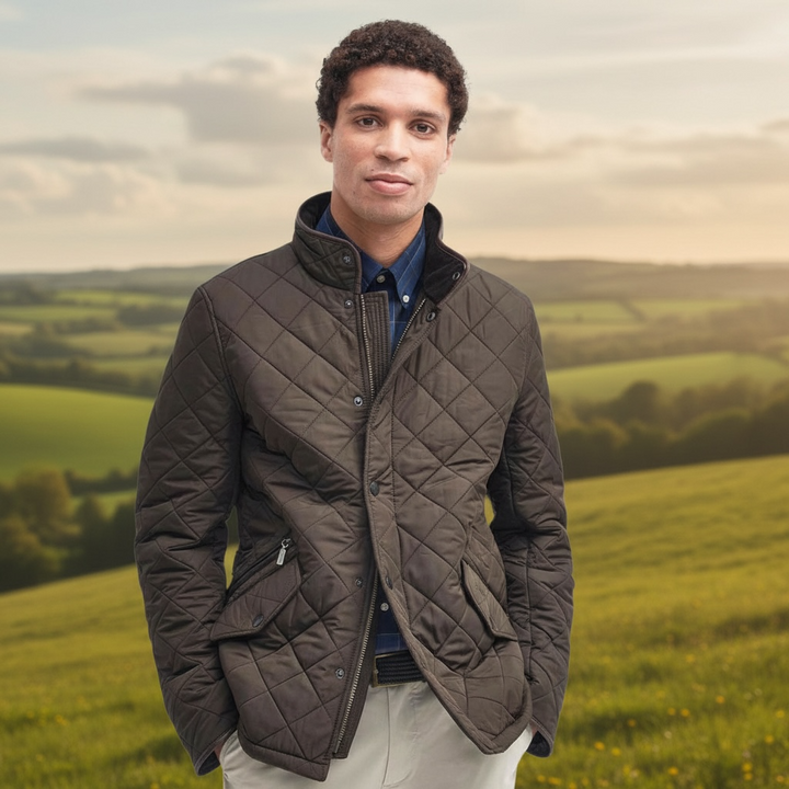 Image for BARBOUR POWELL QUILTED JACKET | Barbour | Morans Menswear