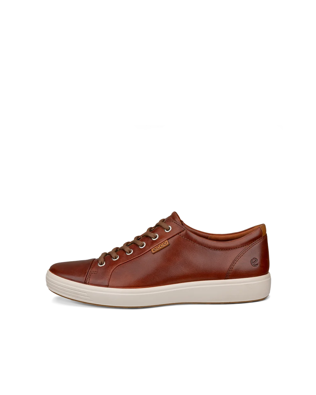 Image for ECCO SOFT VII LACED COGNAC SHOE | ECCO Shoes | Morans Menswear