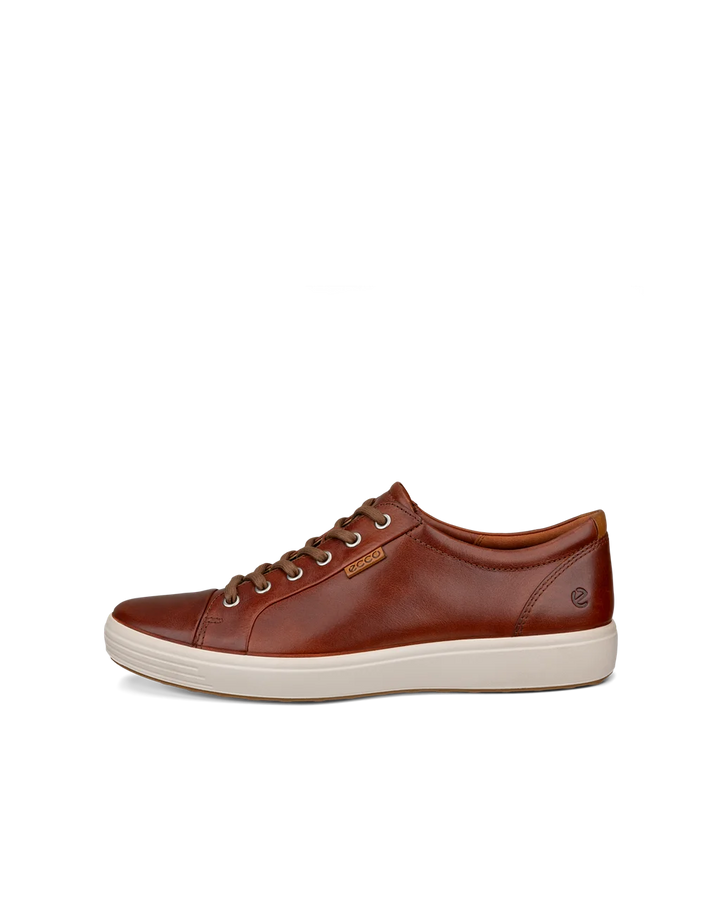 Image for ECCO SOFT VII LACED COGNAC SHOE | ECCO Shoes | Morans Menswear