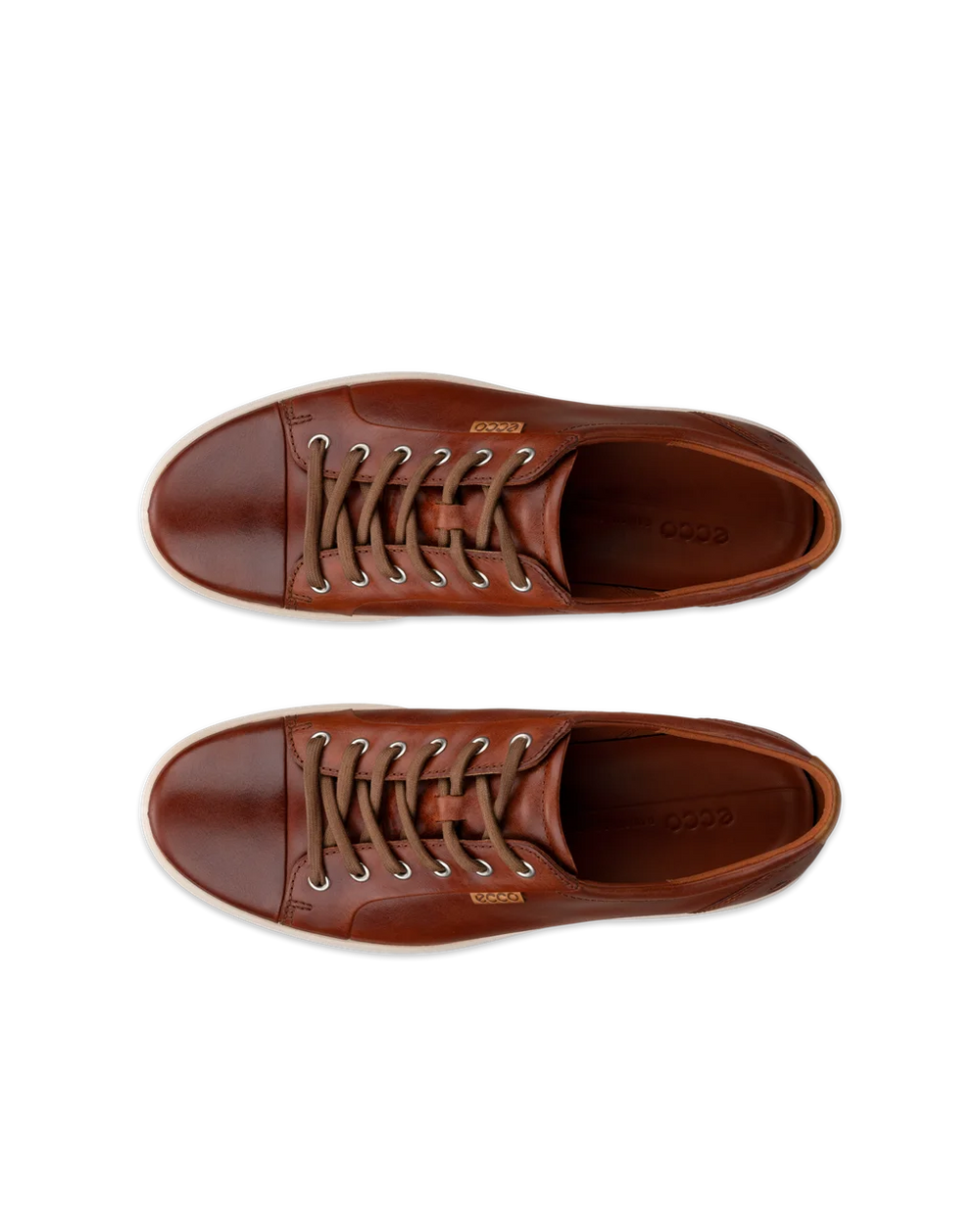 Image for ECCO SOFT VII LACED COGNAC SHOE | ECCO Shoes | Morans Menswear
