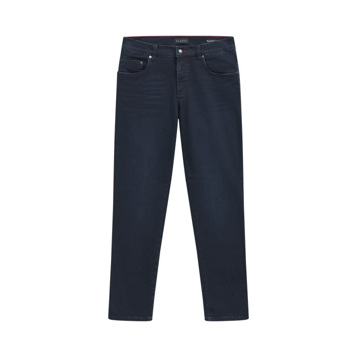 Image for BUGATTI BLUE/BLACK TAPPERED FIT  JEANS | Bugatti | Morans Menswear