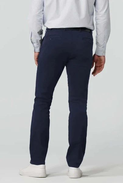 Image for MEYER OSLO NAVY CHINOS | Meyer Chinos | Morans Menswear