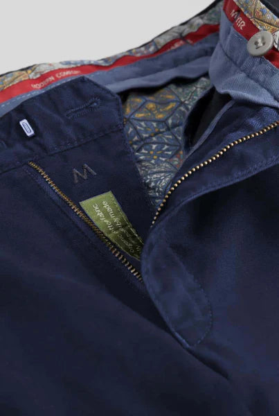 Image for MEYER OSLO NAVY CHINOS | Meyer Chinos | Morans Menswear