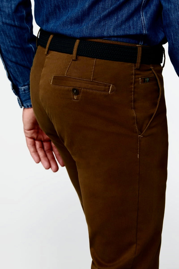 Image for MEYER OSLO BROWN CHINOS | Meyer Chinos | Morans Menswear