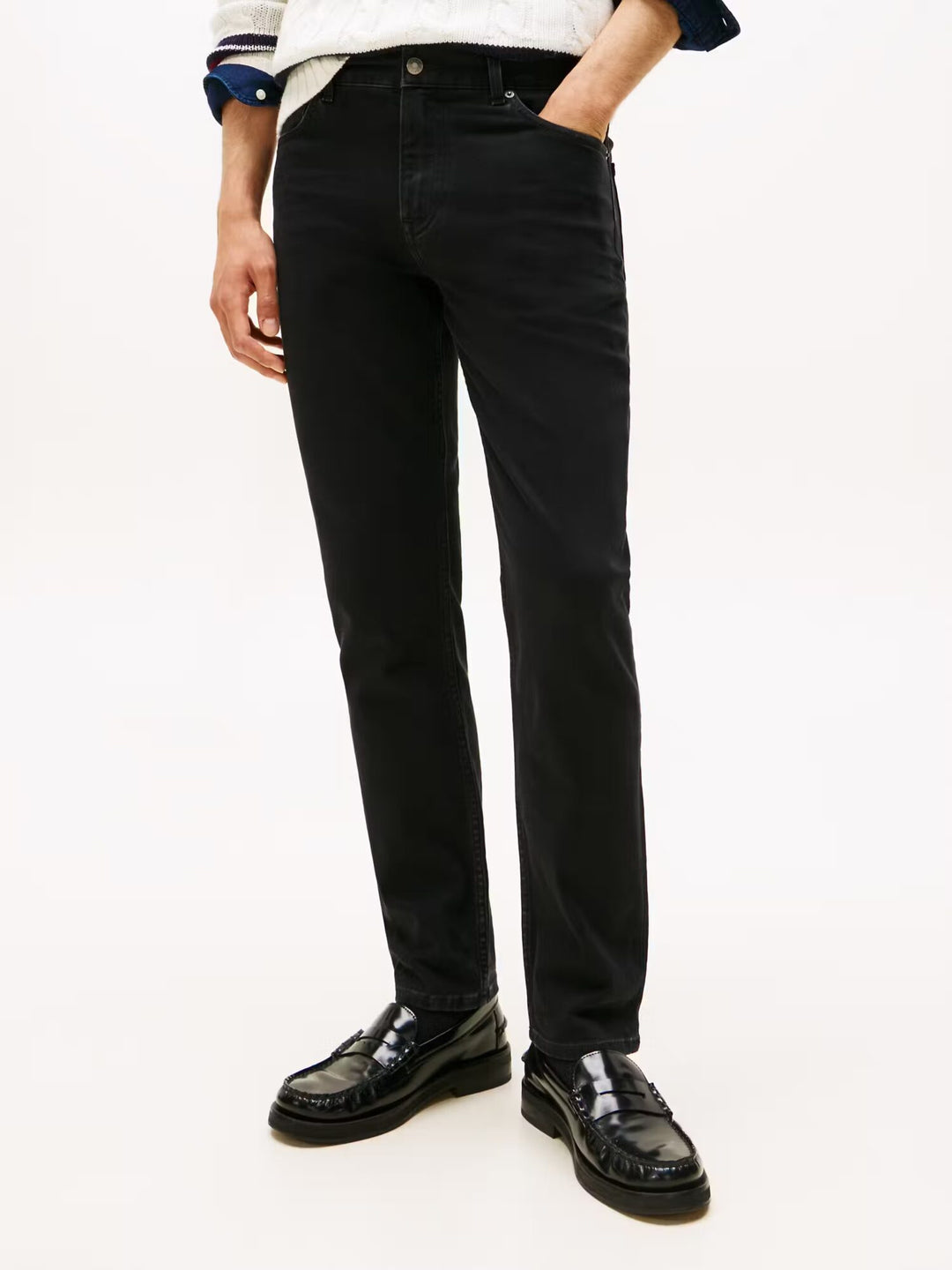 Image for TOMMY HILFIGER DENTON BLACK DENIMS | Tommy Hilfiger | Morans Menswear