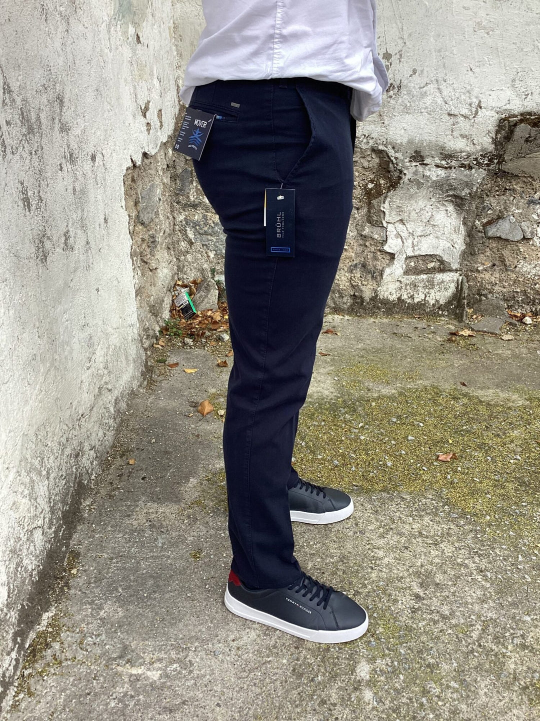 Image for BRUHL PARMA B MARINE CHINO | Bruhl Chinos | Morans Menswear