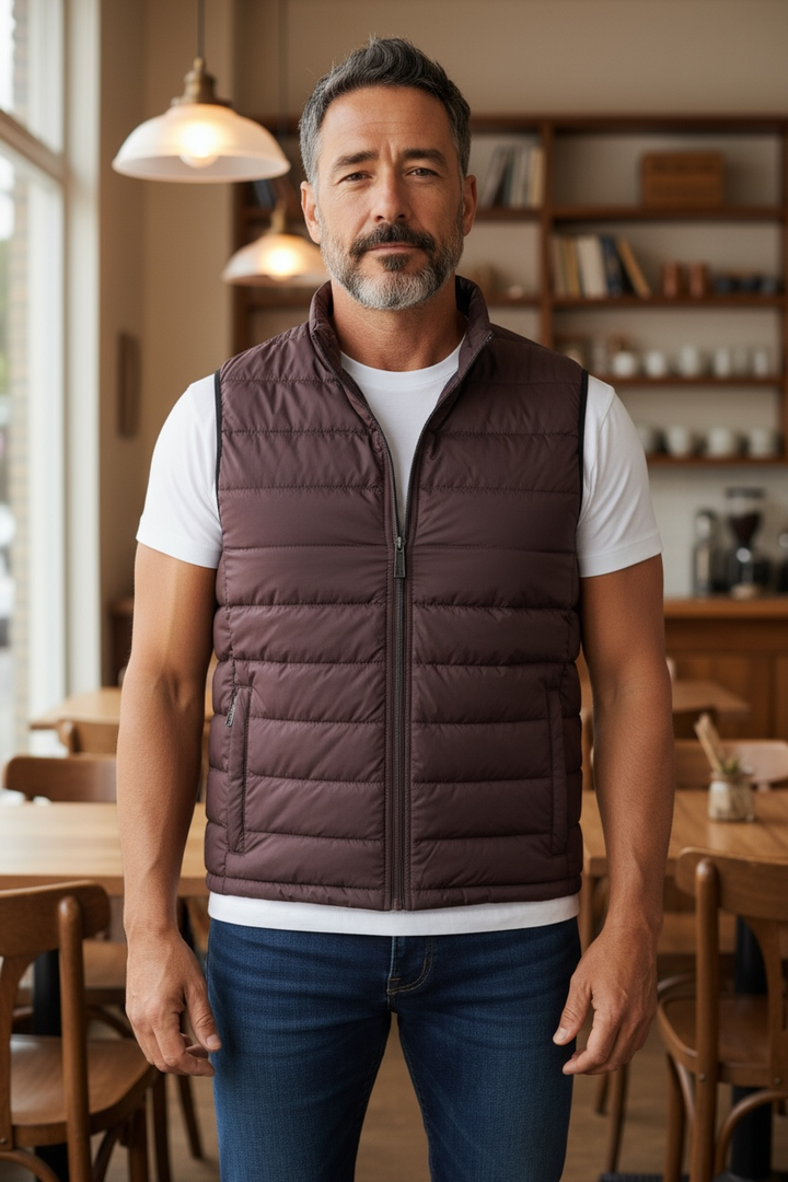 Image for BUGATTI WINE GILET | Bugatti | Morans Menswear