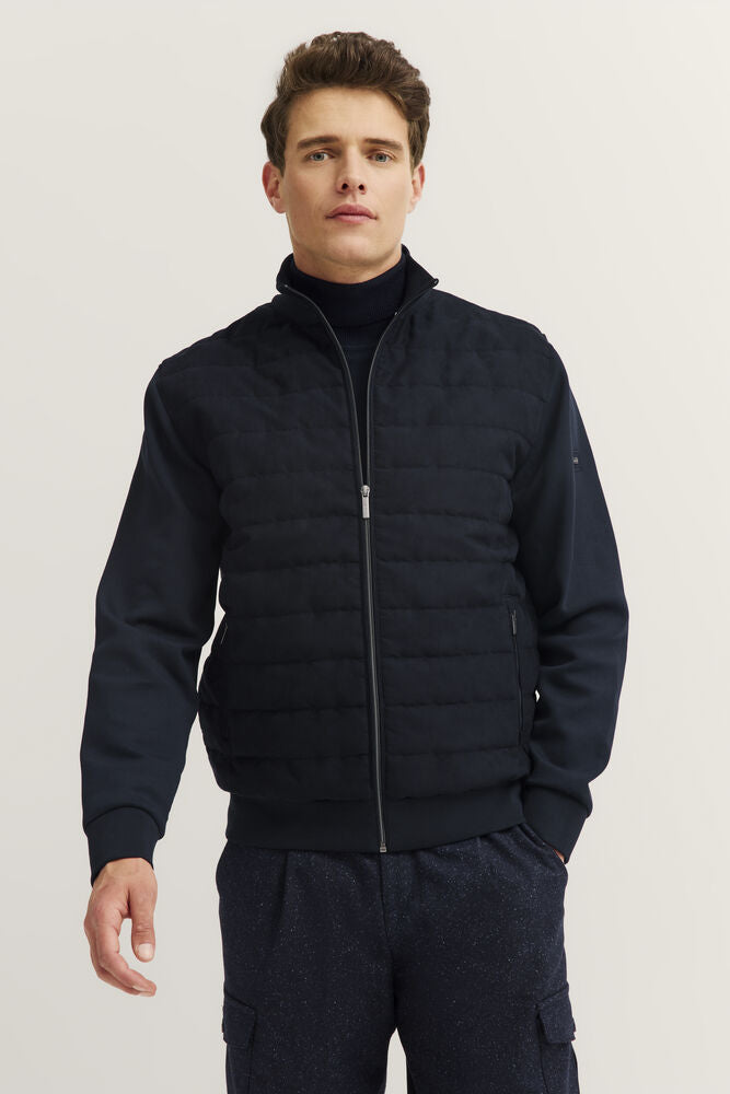 Image for BUGATTI NAVY HYBRID JACKET | Bugatti | Morans Menswear