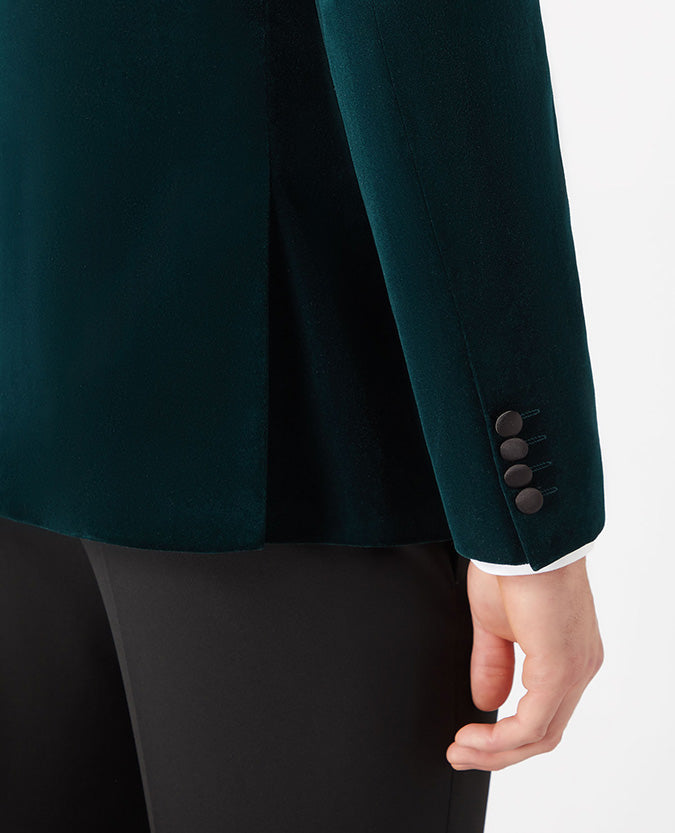 Image for REMUS RUSSO GREEN TUX VELVET  JACKET | Remus Uomo | Morans Menswear