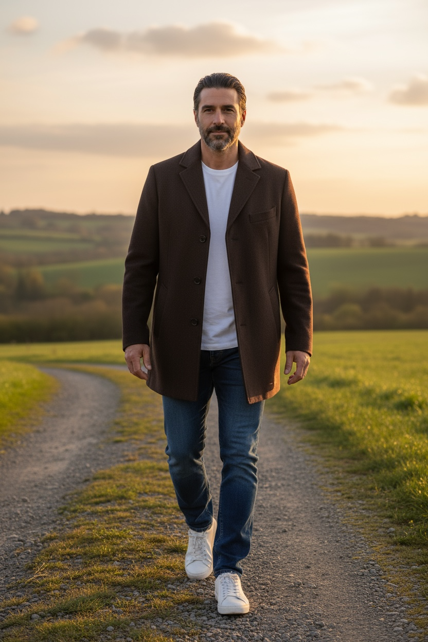 Image for DG BALES WOOL OVERCOAT | DG | Morans Menswear