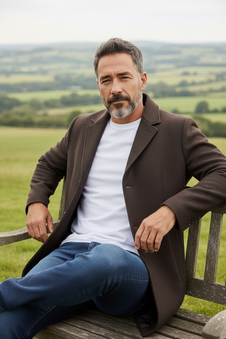 Image for DG BALES WOOL OVERCOAT | DG | Morans Menswear