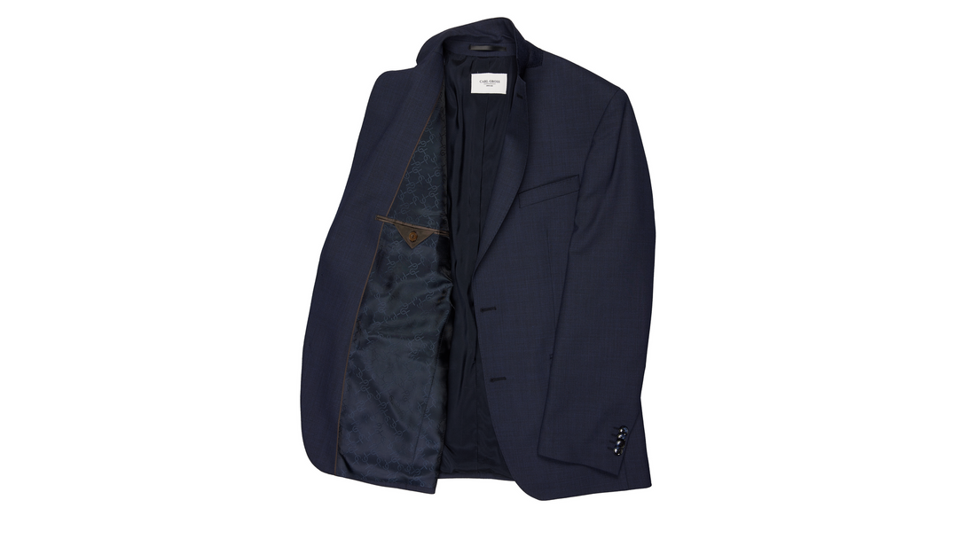 Image for CARL GROSS SHANE TRAVEL  NAVY SUIT JACKET | CARL GROSS TAILORING | Morans Menswear