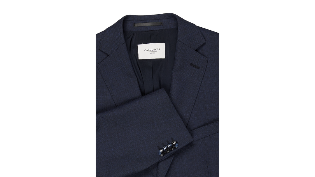 Image for CARL GROSS SHANE TRAVEL  NAVY SUIT JACKET | CARL GROSS TAILORING | Morans Menswear