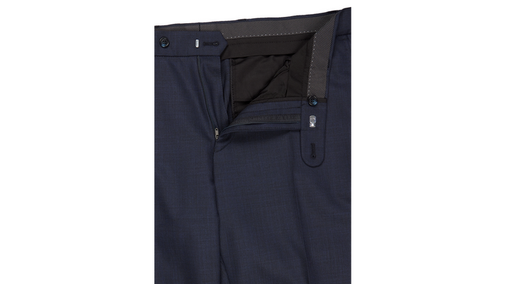 Image for CARL GROSS SHANE NAVY   TRAVEL SUIT TROUSERS | CARL GROSS TAILORING | Morans Menswear