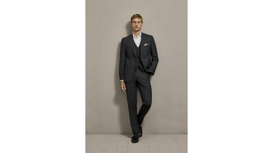 Image for CARL GROSS SHANE TRAVEL  GREY SUIT JACKET | CARL GROSS TAILORING | Morans Menswear