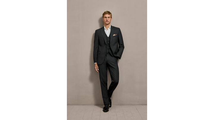 Image for CARL GROSS SHANE TRAVEL  GREY SUIT JACKET | CARL GROSS TAILORING | Morans Menswear