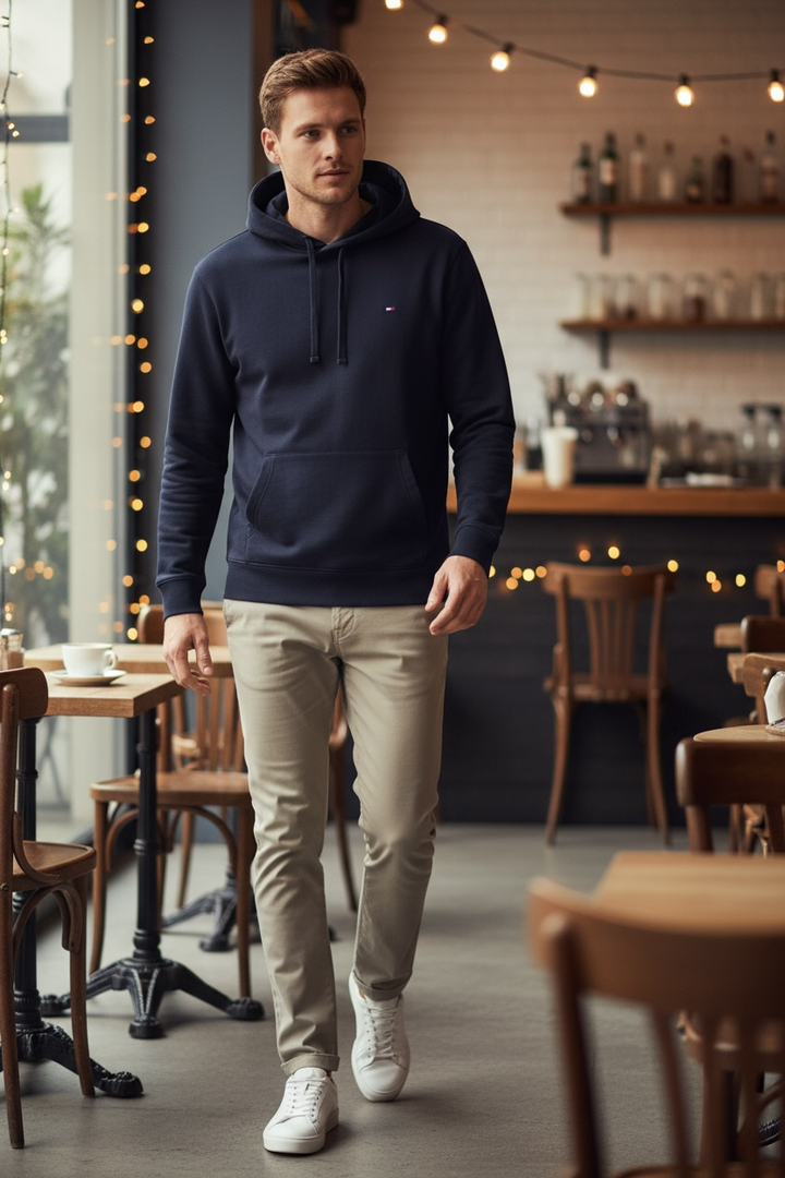 Image for TOMMY HILFIGER ESS COTTON HOODY | Tommy Hilfiger | Morans Menswear