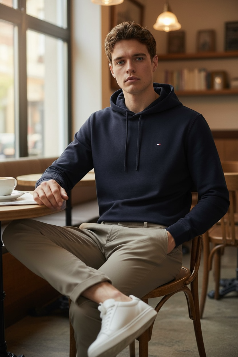 Image for TOMMY HILFIGER ESS COTTON HOODY | Tommy Hilfiger | Morans Menswear