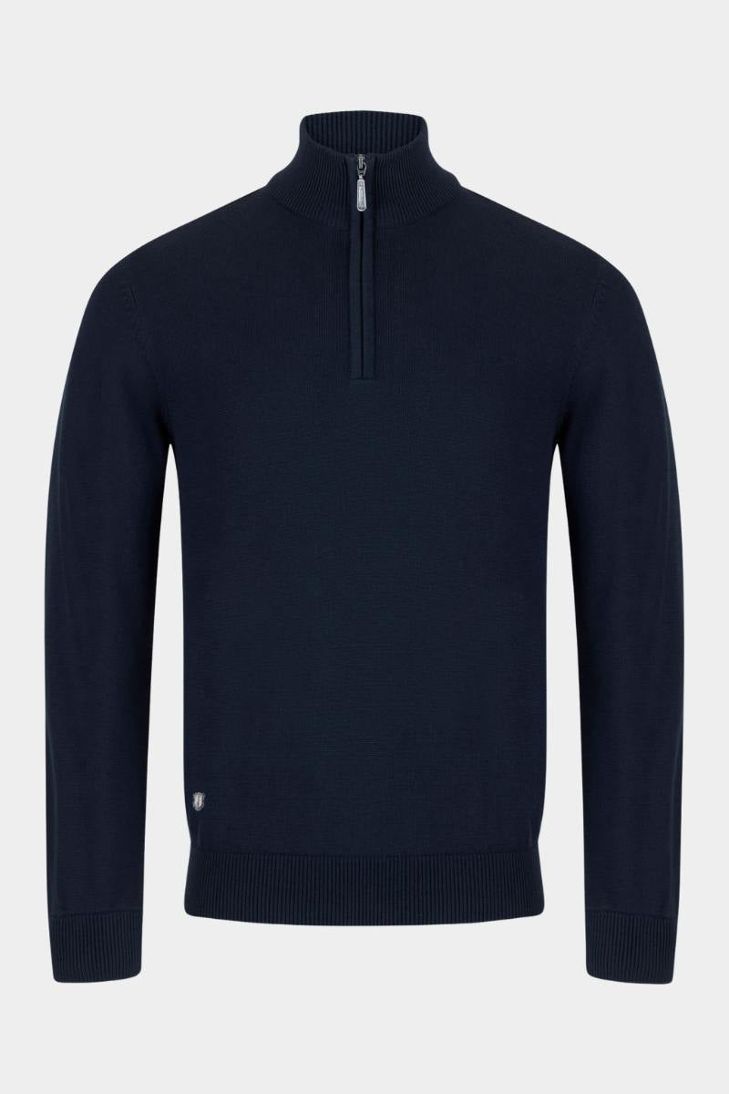 Image for 6TH SENSE ANDREW ZIP NAVY  SWEATER | 6th Sense | Morans Menswear