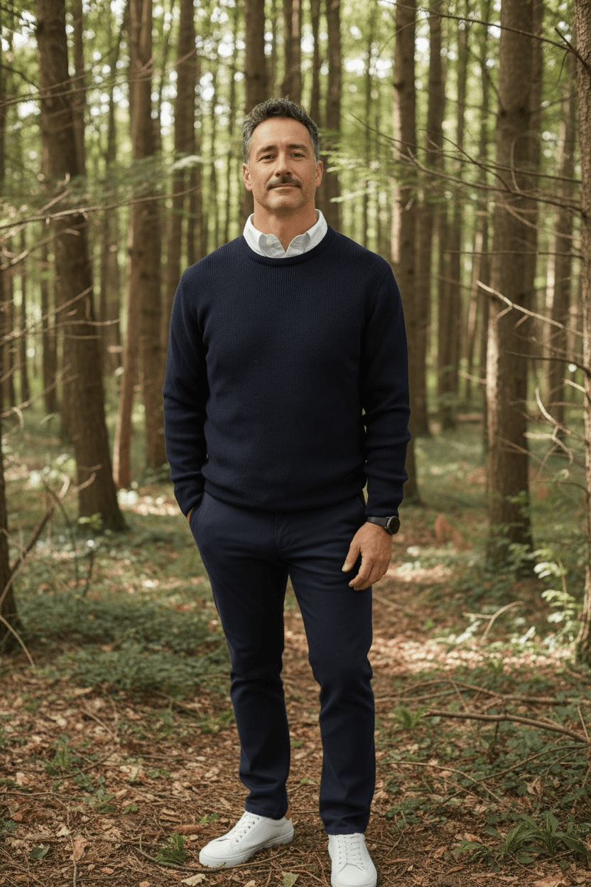 Image for RIALTO HEAVY WEIGHT CREW KNIT | Rialto Knitwear | Morans Menswear