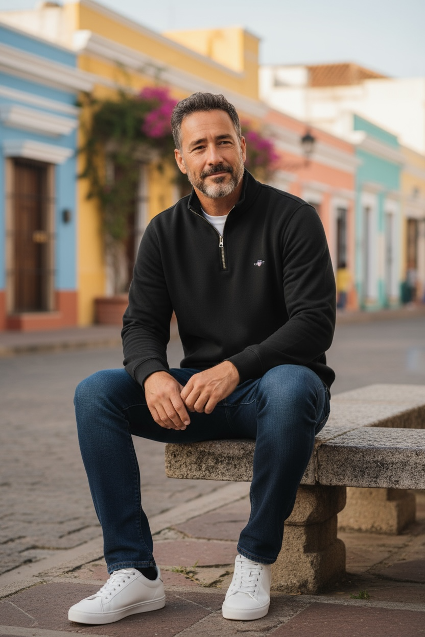Image for GANT SHIELD 1/2 ZIP SWEAT | GANT | Morans Menswear