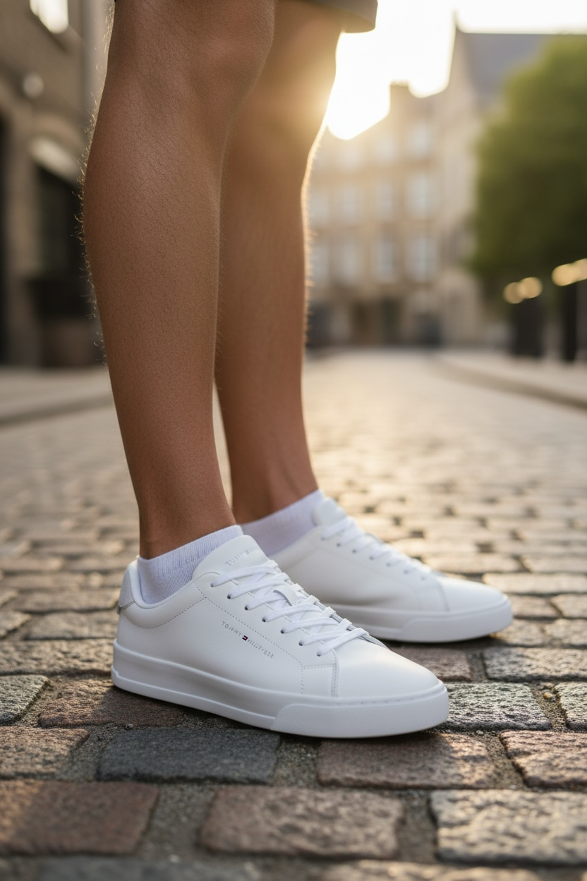 Image for TOMMY HILFIGER COURT TRAINERS | Tommy Hilfiger|Tommy Hilfiger FOOTWEAR | Morans Menswear