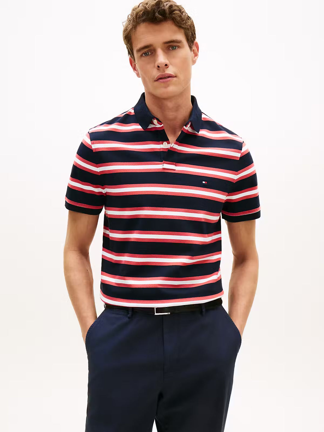 Image for TOMMY HILFIGER 1985 REGULAR STRIPE  POLO | Tommy Hilfiger | Morans Menswear