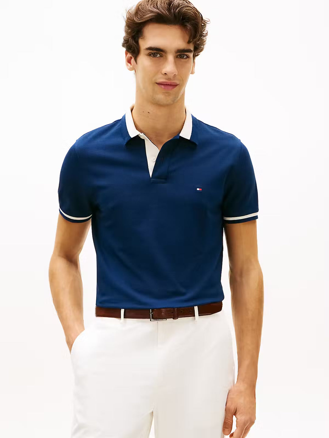 Image for TOMMY HILFIGER CONTRAST BLOCK POLO SHIRT | Tommy Hilfiger | Morans Menswear