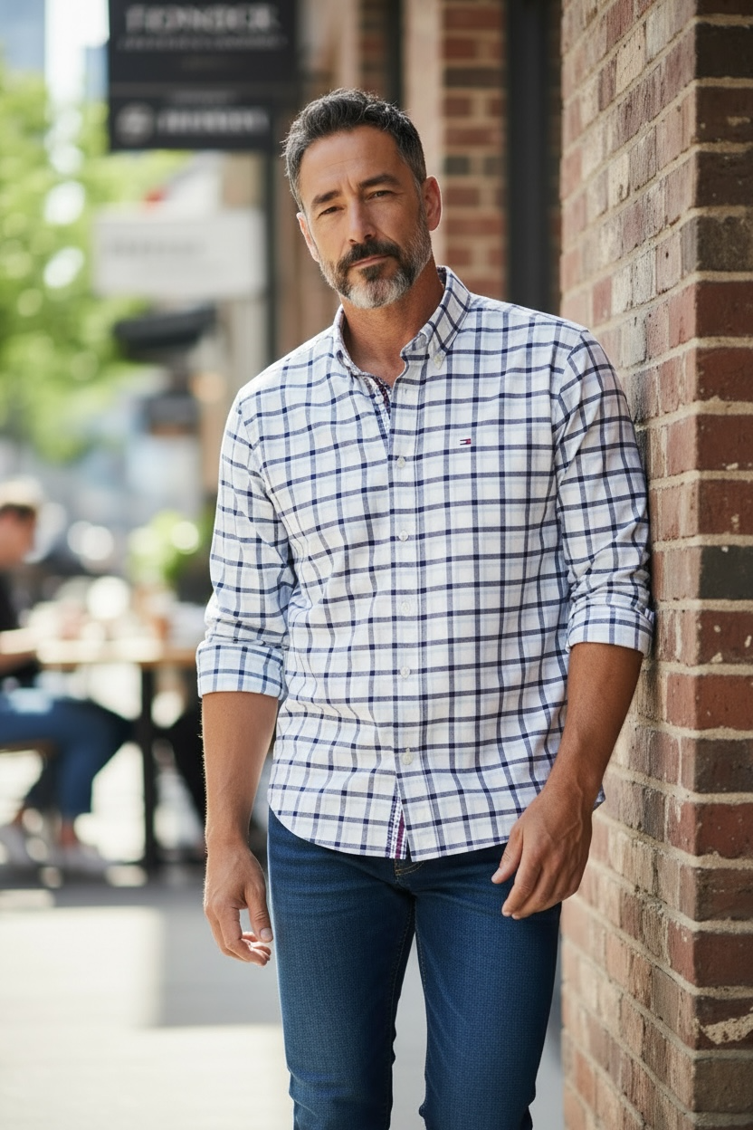 Image for TOMMY HILFIGER HERITAGE OXFORD CHECK SHIRT | Tommy Hilfiger | Morans Menswear
