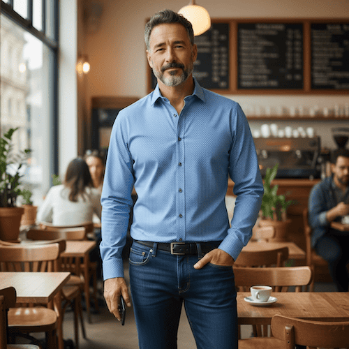 Image for 6TH SENSE PRINT SHIRT | 6th Sense | Morans Menswear