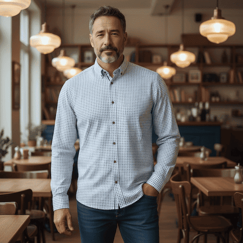 Image for 6TH SENSE PRINT SHIRT | 6th Sense | Morans Menswear