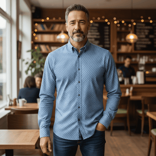 Image for 6TH SENSE PRINT SHIRT | 6th Sense | Morans Menswear