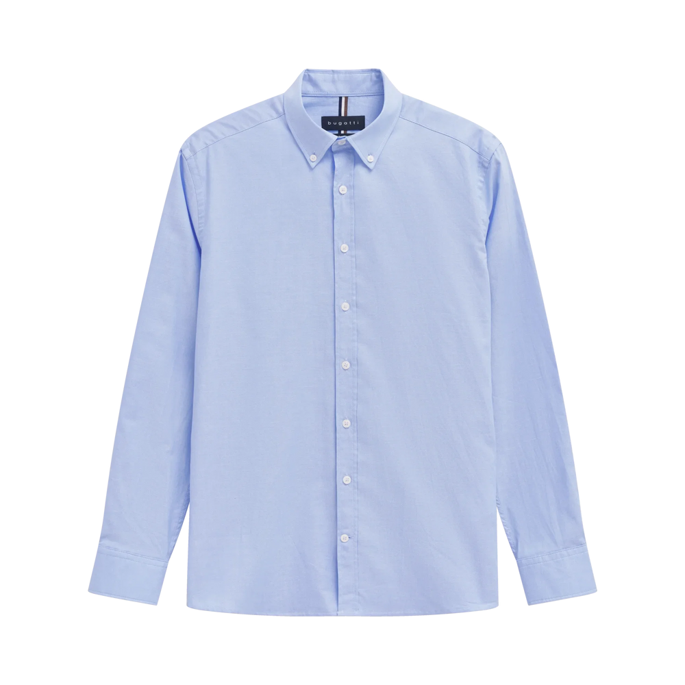 Image for BUGATTI BLUE OXFORD SHIRT | Bugatti | Morans Menswear