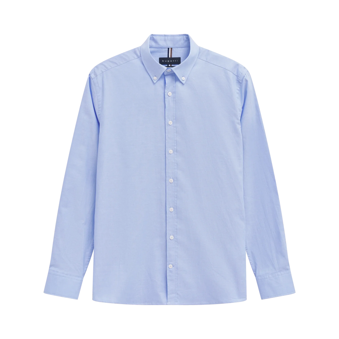 Image for BUGATTI BLUE OXFORD SHIRT | Bugatti | Morans Menswear