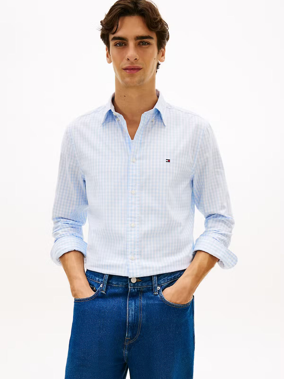 Image for TOMMY HILFIGER FLEX GINGHAM SHIRT | Tommy Hilfiger | Morans Menswear