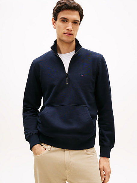 Image for TOMMY HILFIGER ESS TERRY 1/4 ZIP SWEATSHIRT | Tommy Hilfiger | Morans Menswear