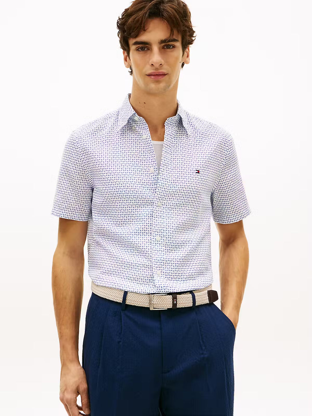 Image for TOMMY HILFIGER LINEN BLEND SHIRT SHIRT | Tommy Hilfiger | Morans Menswear