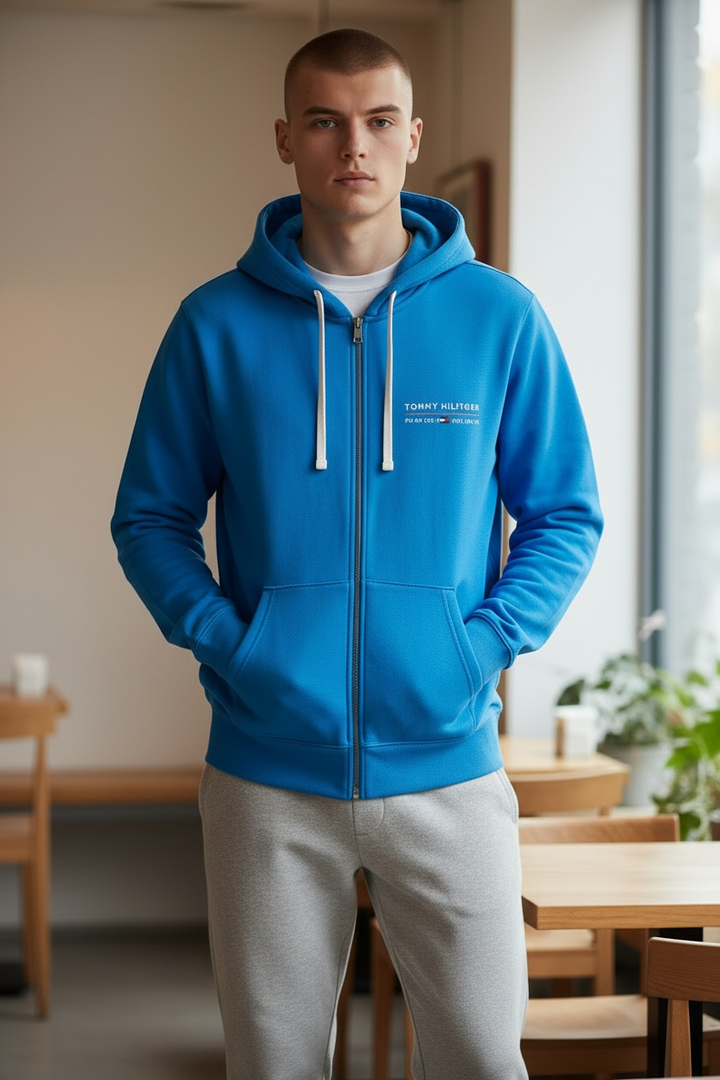 Image for TOMMY HILFIGER BRAND LOVE LOCK HOODY | Tommy Hilfiger | Morans Menswear