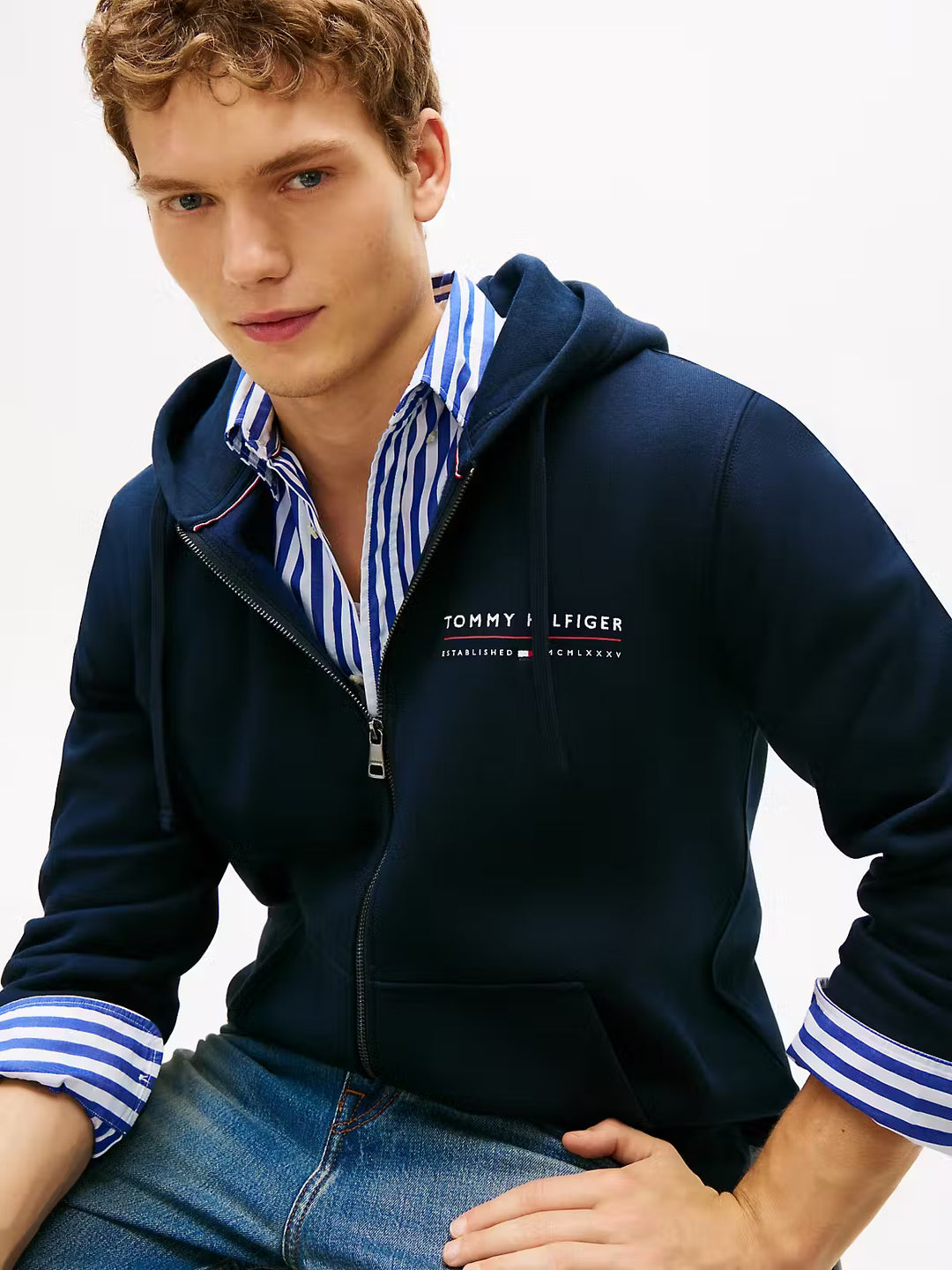 Image for TOMMY HILFIGER BRAND LOVE LOCK HOODY | Tommy Hilfiger | Morans Menswear