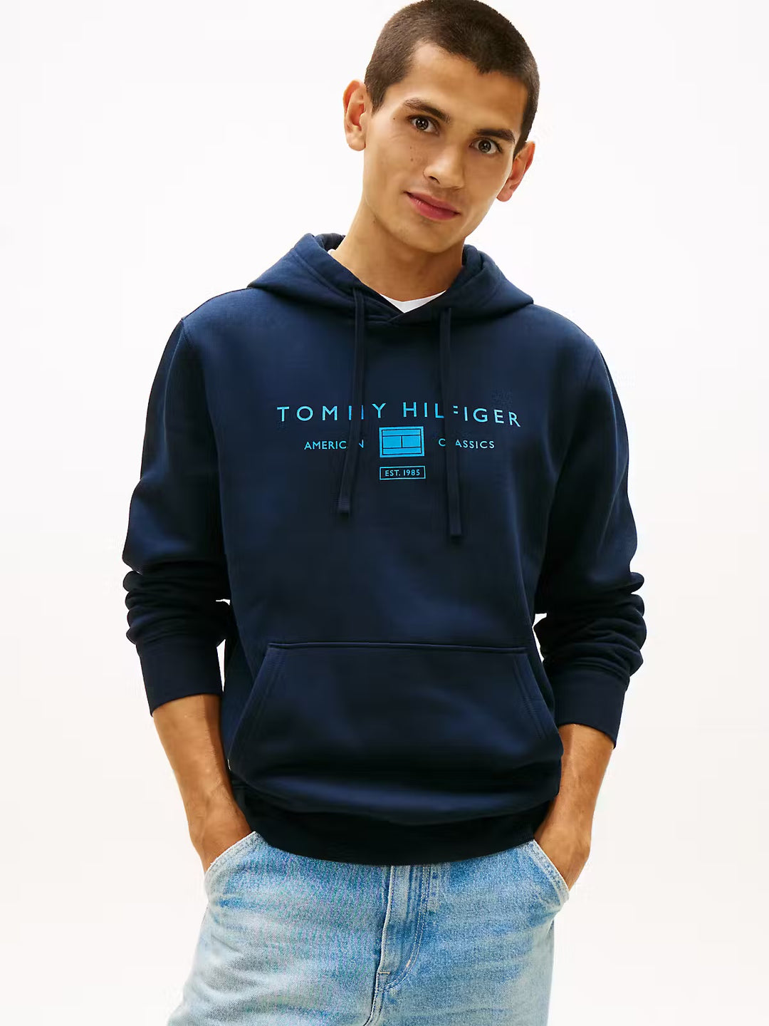 Image for TOMMY HILFIGER BRAND LOVE STACK HOODY | Tommy Hilfiger | Morans Menswear