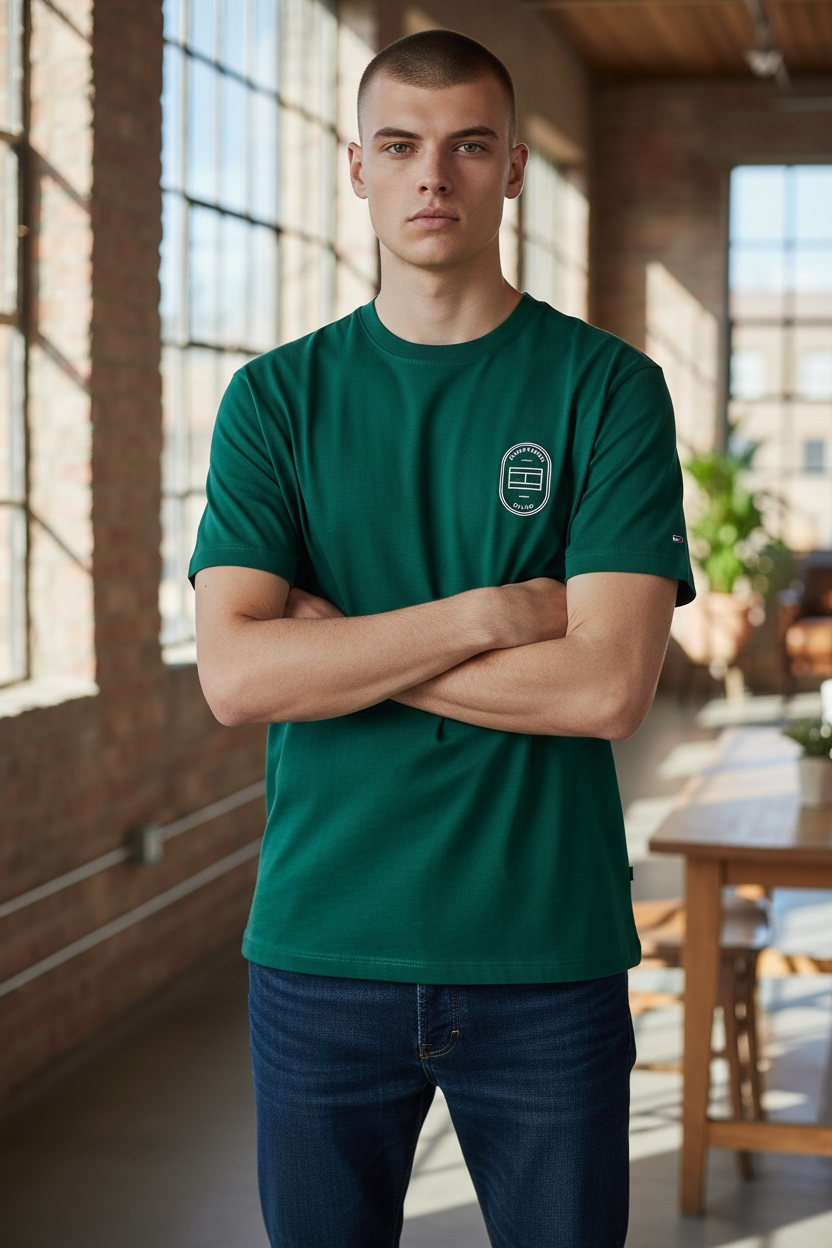 Image for TOMMY HILFIGER BRAND ROUNDEL TEE | Tommy Hilfiger | Morans Menswear