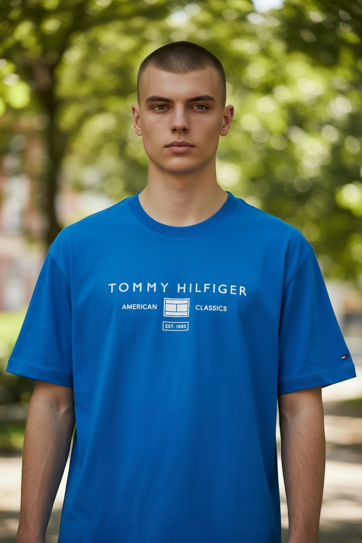 Image for TOMMY HILFIGER BRAND LOVE MONO TEE | Tommy Hilfiger | Morans Menswear