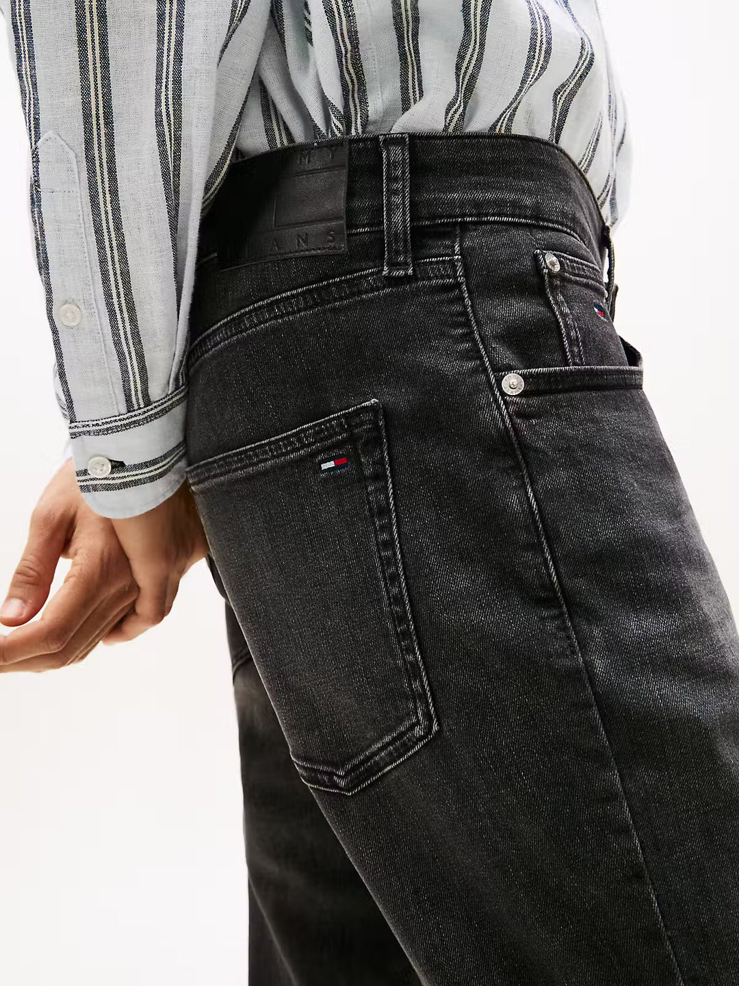 Image for TOMMY JEANS SCANTON SLIM DENIM WASHED BLACK | Tommy JEANS | Morans Menswear