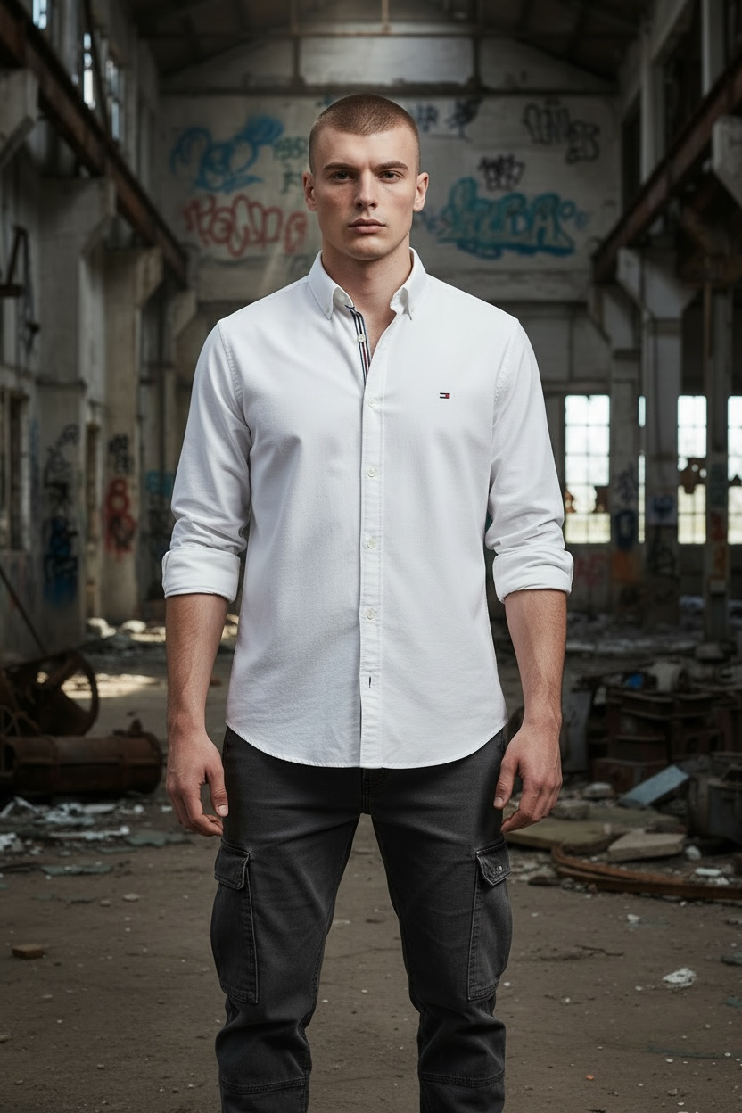 Image for TOMMY JEANS REG OXFORD SHIRT | Tommy JEANS | Morans Menswear