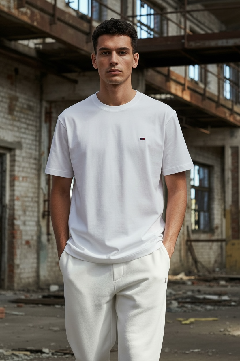 Image for TOMMY JEANS REG FLAG SS TEE | Tommy JEANS | Morans Menswear